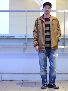 「やっぱりストリートが好き」｜「アイテム（ナイロンジャケット）」を使った、idaさん（メンズ・179cm）の秋コーディネート