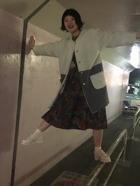 「友達」｜みわぴょんさん（レディース・165cm）の秋コーディネート
