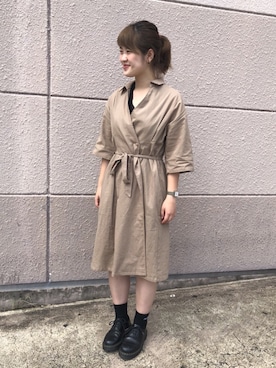 「ポニーテール」｜みわぴょんさん（レディース・165cm・20代）の秋コーディネート