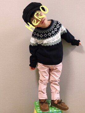 HeROさん（キッズ・90cm）の冬コーディネート