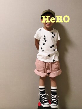 HeROさんの「converse(コンバース) CHILD ALL STAR N Z HI(チャイルドオールスターNZHI)」を使ったコーディネート