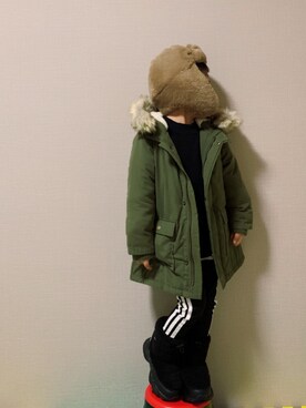 HeROさん(キッズ・100cm)の冬コーディネート