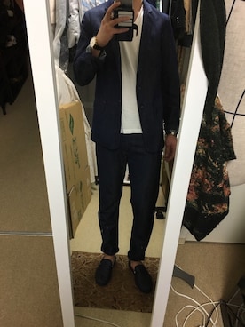 けんさん（メンズ・178cm）の春コーディネート