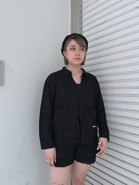 宮野瑠華さん（レディース・158cm）の春コーディネート