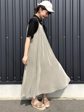 「RAY CASSIN FAVORI（レイカズンフェバリ）のアイテム」を使った、yokoyama_yuuuさん（レディース・173cm）の春コーディネート