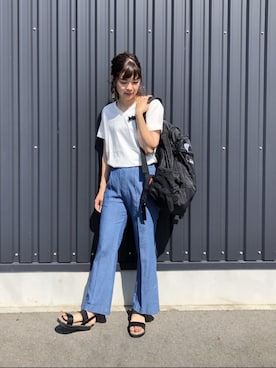 「COLEMAN（コールマン）のアイテム」を使った、yokoyama_yuuuさん（レディース・173cm）の夏コーディネート