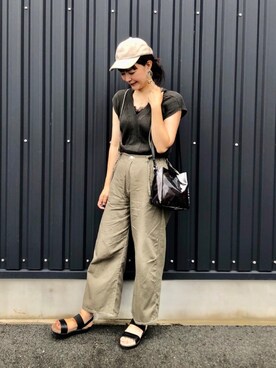 yokoyama_yuuuさん（レディース・173cm）の夏コーディネート