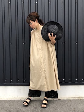 「Petit fleur（プチフルール）のアイテム」を使った、yokoyama_yuuuさん（レディース・173cm）の夏コーディネート