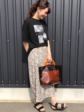 「RAY CASSIN FAVORI（レイカズンフェバリ）のアイテム」を使った、yokoyama_yuuuさん（レディース・173cm）の春コーディネート