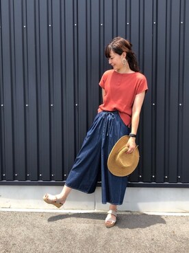 yokoyama_yuuuさん（レディース・173cm）の夏コーディネート