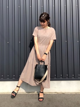 「cache cache（カシュ カシュ）のアイテム」を使った、yokoyama_yuuuさん（レディース・173cm）の夏コーディネート