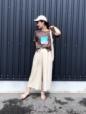 yokoyama_yuuuさん（レディース・173cm）の夏コーディネート