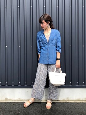 yokoyama_yuuuさん（レディース・173cm）の夏コーディネート