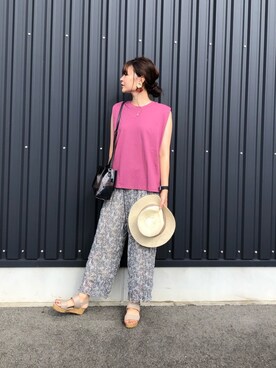 yokoyama_yuuuさん（レディース・173cm）の夏コーディネート