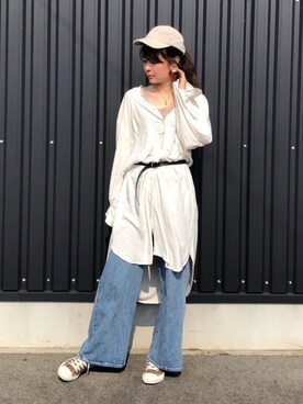 yokoyama_yuuuさん（レディース・173cm）の夏コーディネート