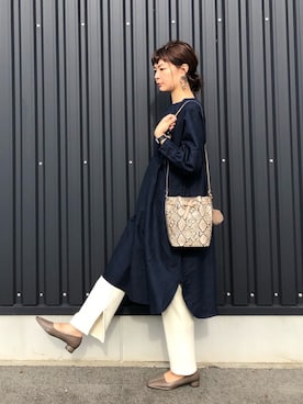 「Sugar spoon（シュガースプーン）のアイテム」を使った、yokoyama_yuuuさん（レディース・173cm）の秋コーディネート