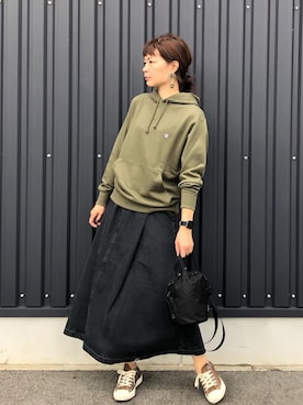 「Sugar spoon（シュガースプーン）のアイテム」を使った、yokoyama_yuuuさん（レディース・173cm）の秋コーディネート