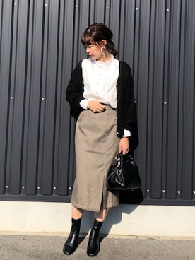 yokoyama_yuuuさん（レディース・173cm）の秋コーディネート