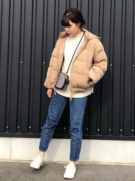 「Sugar spoon（シュガースプーン）のアイテム」を使った、yokoyama_yuuuさん（レディース・173cm）の秋コーディネート