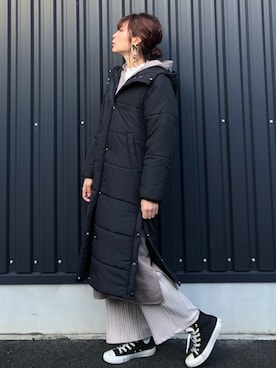 「Petit fleur（プチフルール）のアイテム」を使った、yokoyama_yuuuさん（レディース・173cm）の冬コーディネート