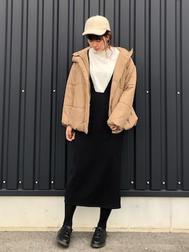 「ハイネックプルオーバー」｜yokoyama_yuuuさん（レディース・173cm）の冬コーディネート