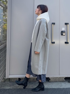 yokoyama_yuuuさん（レディース・173cm）の冬コーディネート