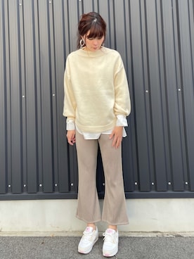 「Furryrate（ファーリーレート）のアイテム（パンツ）」を使った、yokoyama_yuuuさん（レディース・173cm）の冬コーディネート