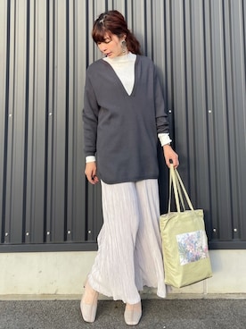 yokoyama_yuuuさん（レディース・173cm）の冬コーディネート