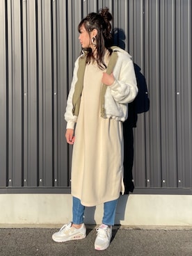 yokoyama_yuuuさん（レディース・173cm）の冬コーディネート