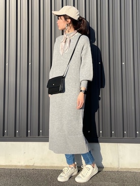 「Legato Largo（レガートラルゴ）のアイテム」を使った、yokoyama_yuuuさん（レディース・173cm）の冬コーディネート