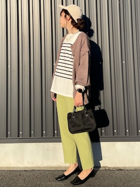 「cache cache（カシュ カシュ）のアイテム」を使った、yokoyama_yuuuさん（レディース・173cm）の冬コーディネート