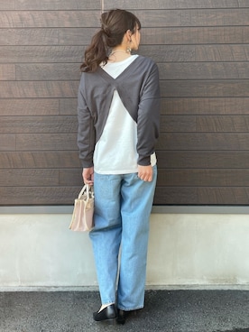 「cache cache（カシュ カシュ）のアイテム（バッグ）」を使った、yokoyama_yuuuさん（レディース・173cm）の冬コーディネート