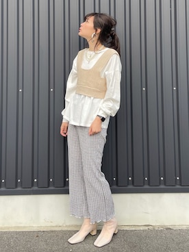 「SLURR（スラ―）のアイテム」を使った、yokoyama_yuuuさん（レディース・173cm）の冬コーディネート