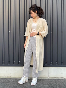「SLURR（スラ―）のアイテム」を使った、yokoyama_yuuuさん（レディース・173cm）の冬コーディネート