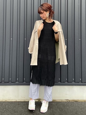 「SLURR（スラ―）のアイテム（ジャケット/アウター）」を使った、yokoyama_yuuuさん（レディース・173cm）の冬コーディネート