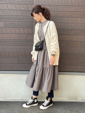 「Sugar spoon（シュガースプーン）のアイテム」を使った、yokoyama_yuuuさん（レディース・173cm）の冬コーディネート