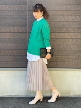 yokoyama_yuuuさん（レディース・173cm）の冬コーディネート