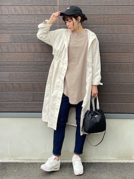 「MEI（メイ）のアイテム」を使った、yokoyama_yuuuさん（レディース・173cm）の冬コーディネート