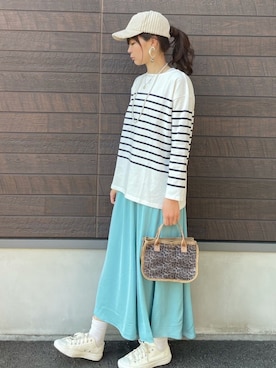 「cache cache（カシュ カシュ）のアイテム」を使った、yokoyama_yuuuさん（レディース・173cm）の春コーディネート