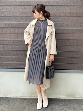 yokoyama_yuuuさん（レディース・173cm）の春コーディネート