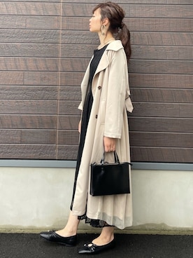 「SLURR（スラ―）のアイテム（ジャケット/アウター）」を使った、yokoyama_yuuuさん（レディース・173cm）の春コーディネート