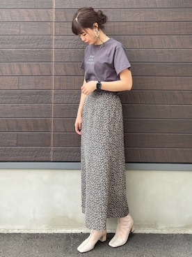 「SLURR（スラ―）のアイテム」を使った、yokoyama_yuuuさん（レディース・173cm）の春コーディネート