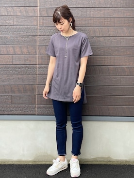 「SLURR（スラ―）のアイテム」を使った、yokoyama_yuuuさん（レディース・173cm）の春コーディネート