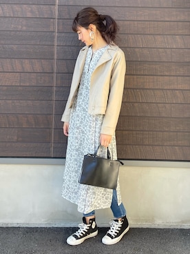 yokoyama_yuuuさん（レディース・173cm）の春コーディネート