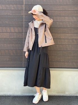 yokoyama_yuuuさん（レディース・173cm）の春コーディネート