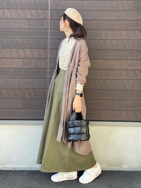 yokoyama_yuuuさん（レディース・173cm）の春コーディネート