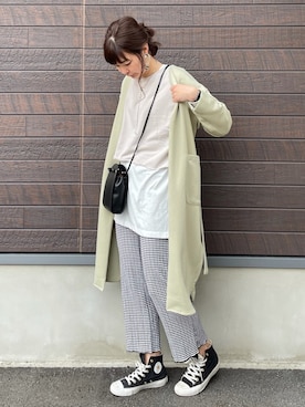 yokoyama_yuuuさん（レディース・173cm）の春コーディネート