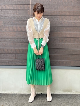 yokoyama_yuuuさん（レディース・173cm）の春コーディネート