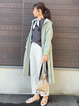 yokoyama_yuuuさん（レディース・173cm）の春コーディネート