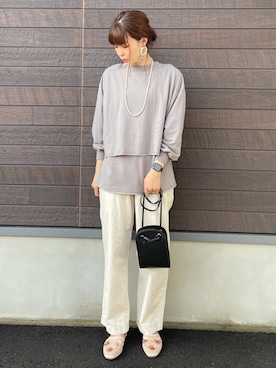 yokoyama_yuuuさん（レディース・173cm）の春コーディネート